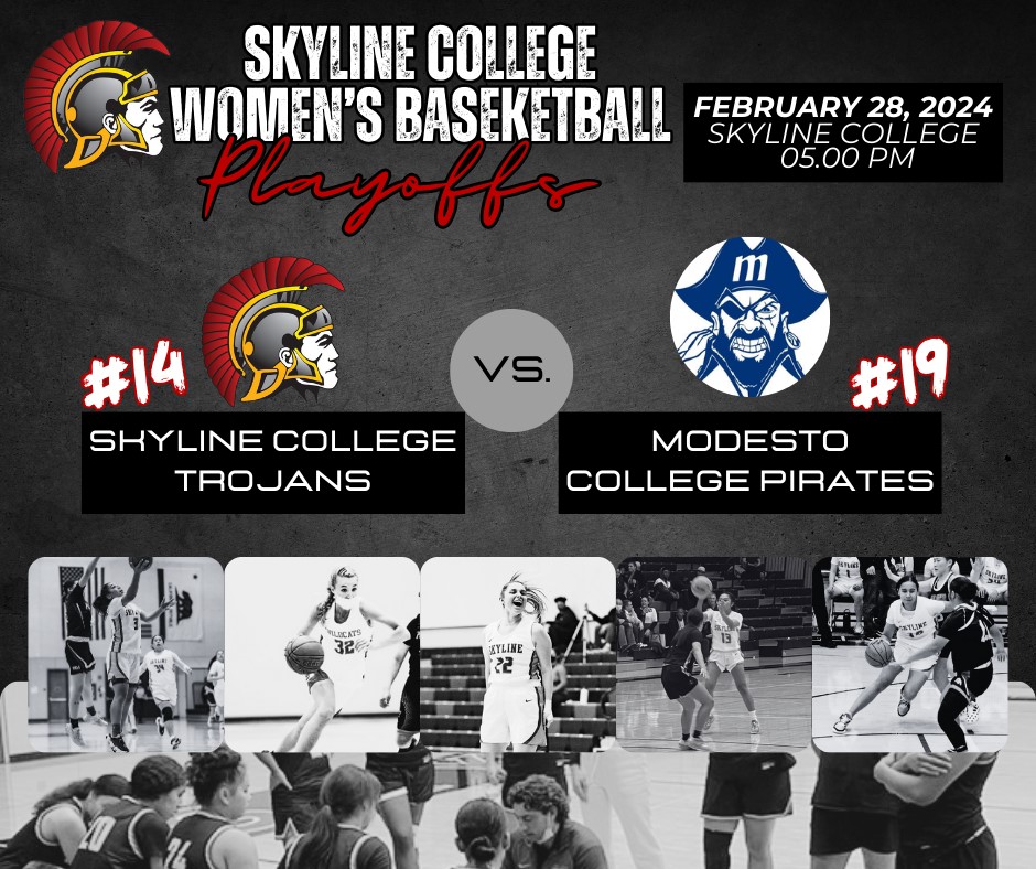 Skyline College Women's Basketball Set to Host Modesto JC in 3C2A Regional Playoff